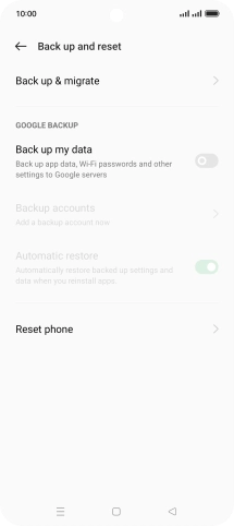 Press Reset phone.