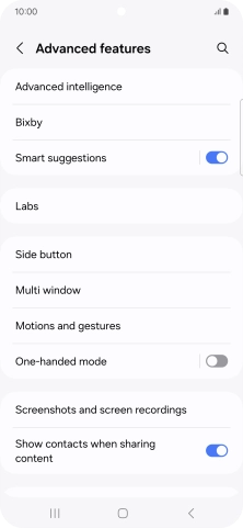 Press Bixby.
