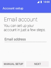 Select Email address and key in your email address.