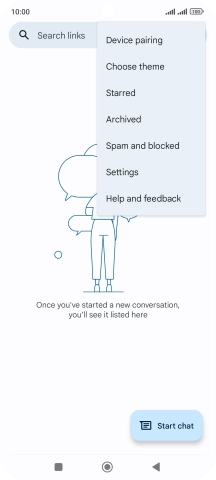 Press Settings.