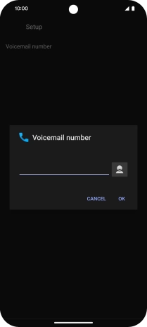 Key in +447836121121 and press OK.
