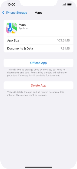 Press Offload App.