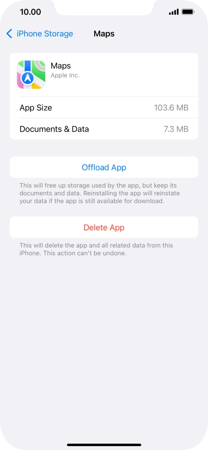 Press Offload App.