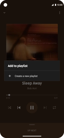 Press Create a new playlist.