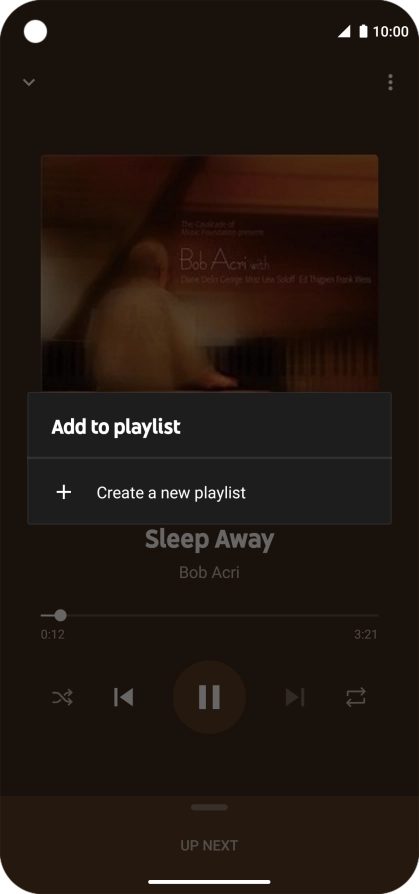 Press Create a new playlist.