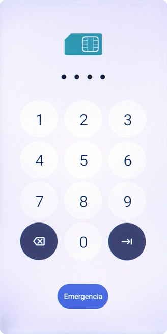 If you're asked to key in your PIN, do so and press arrow right.