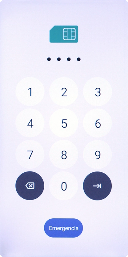 If you're asked to key in your PIN, do so and press arrow right.