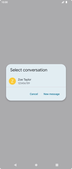 Press New message.
