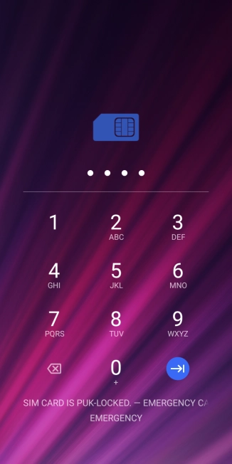 Key in a new four-digit PIN and press the confirm icon.