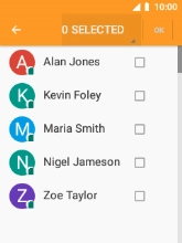 Select the drop down list.