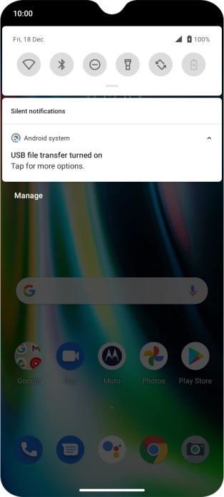 Press Tap for more options..
