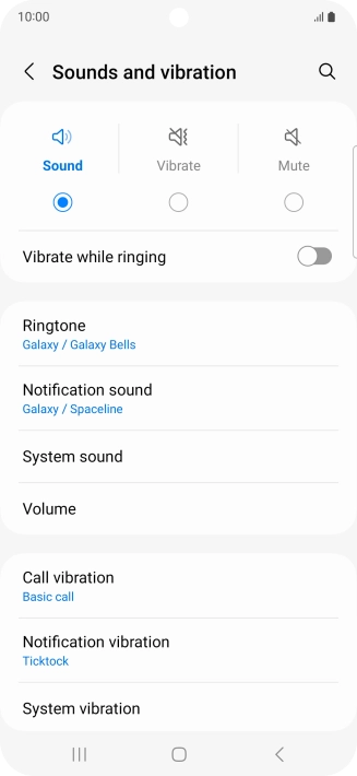 Press Ringtone.