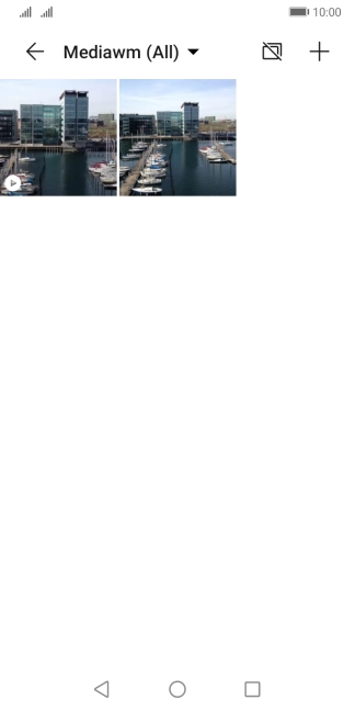 Press any picture or video clip.