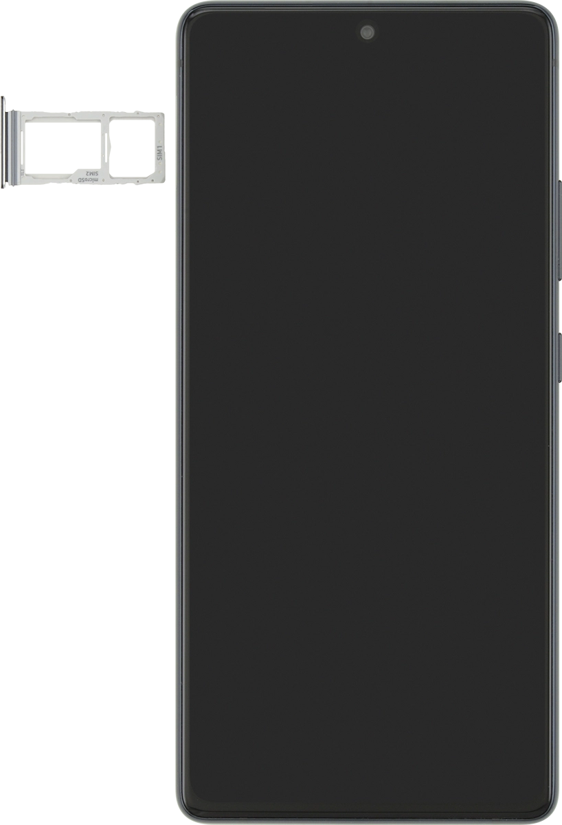 Turn your SIM so the angled corner of the SIM matches the angled corner of the SIM holder and place your SIM in the SIM holder.