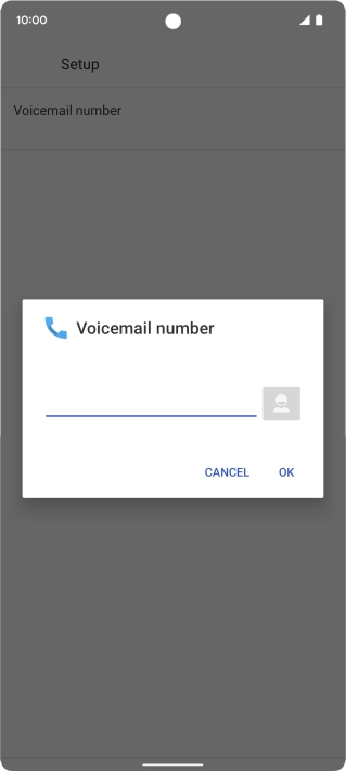 Key in +447836121121 and press OK.