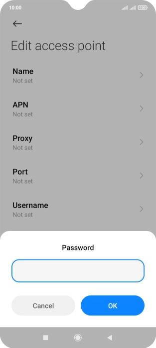 Key in wap and press OK.