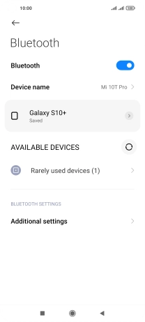 Press the Home key to return to the home screen.
