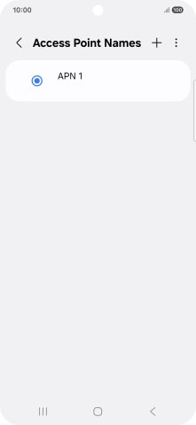 Press the add icon.