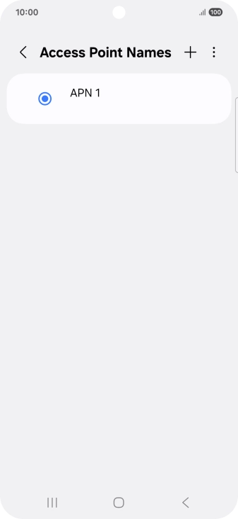 Press the add icon.