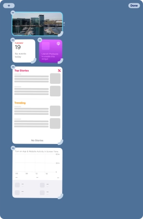 Press the add icon.