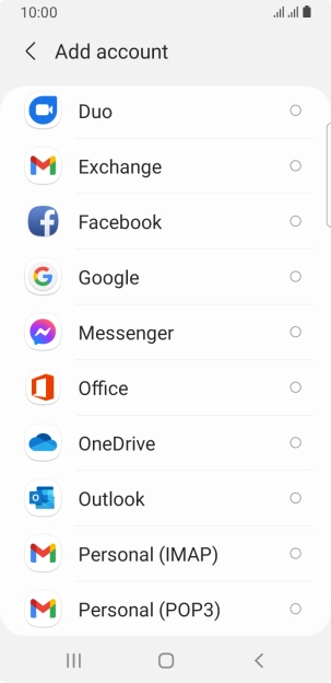 Press Google.