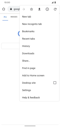 Press Settings.