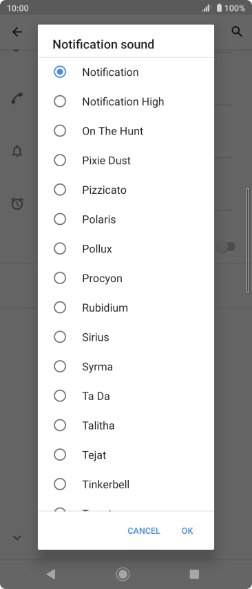Press the required message tones to hear them.