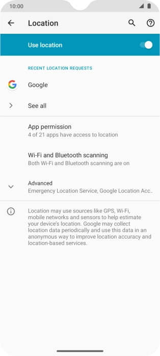 Press App permission.