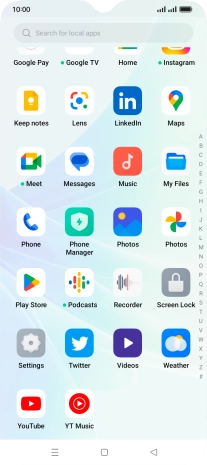 Press Play Store.