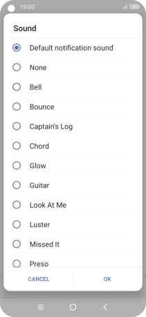 Press the required message tones to hear them.