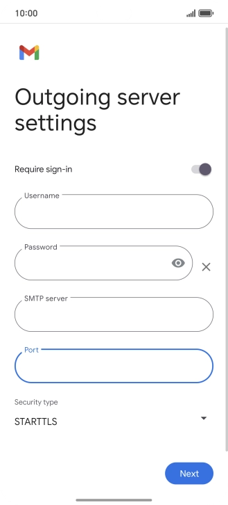 Press the drop down list below 
