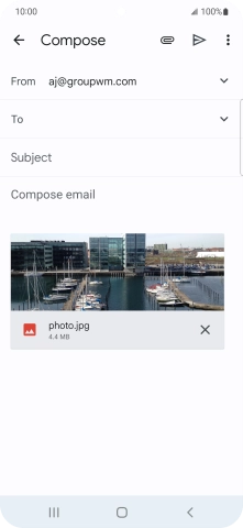 Press the field next to 
