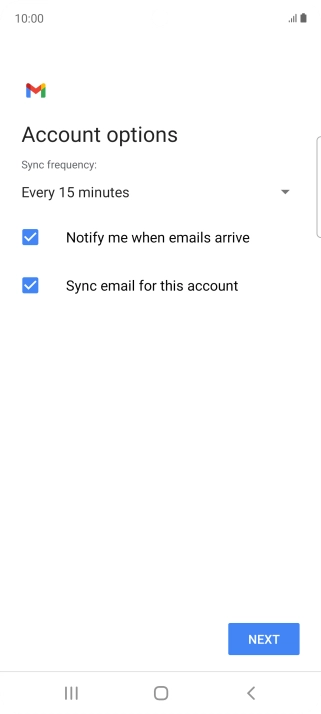 Press the drop down list below 