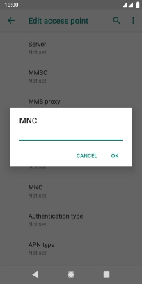 Key in 15 and press OK.