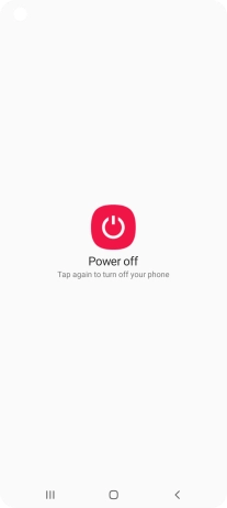 Press Power off.