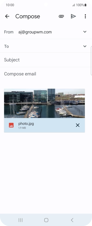 Press the field next to 