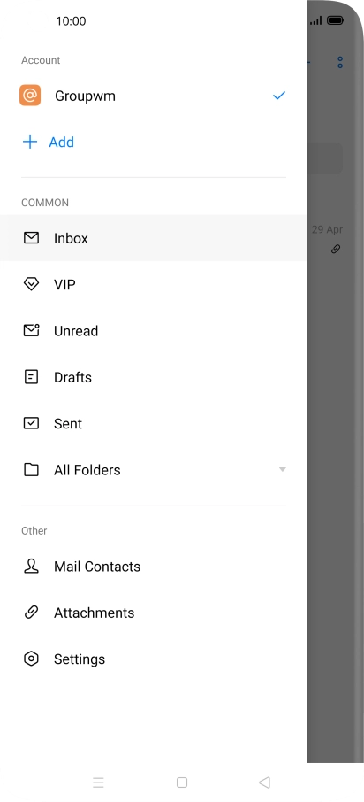 Press Settings.