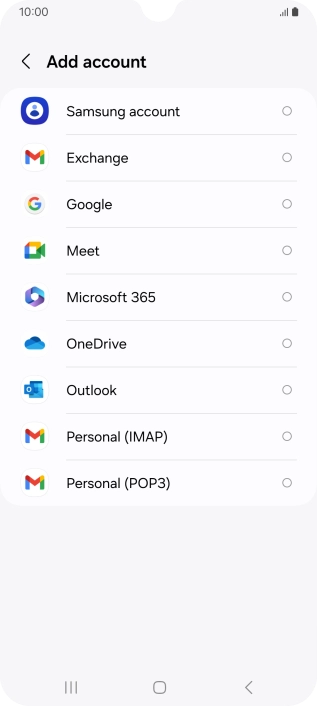 Press Google.