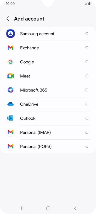 Press Google.