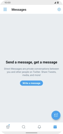 Press the new message icon.