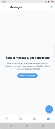 Press the new message icon.