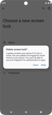 Press Delete.