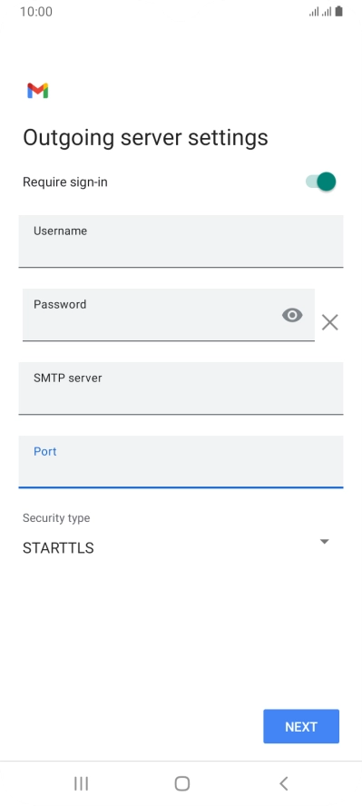Press the drop down list below 