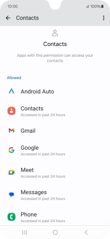 Press the required app.