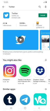 Press Twitter.