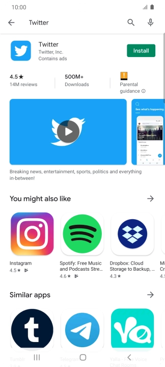 Press Twitter.