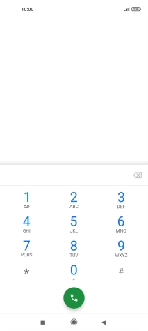 Press the Home key to return to the home screen.
