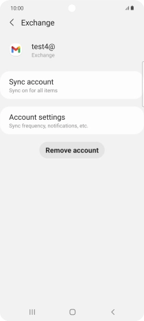 Press Account settings.