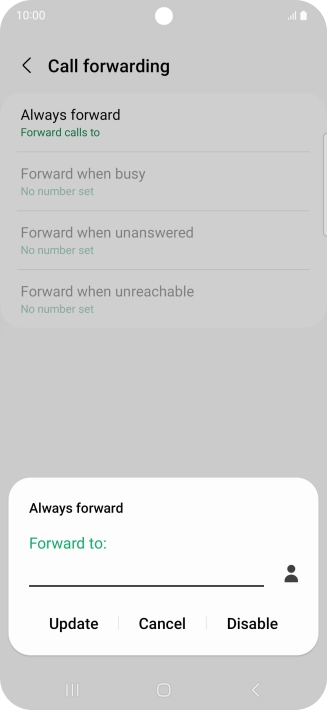 Press Disable.