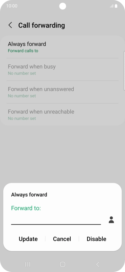 Press Disable.